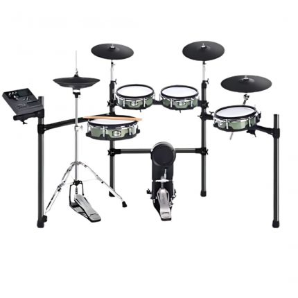 Pro Electronic Drum Set - Mesh Heads, Bluetooth Module